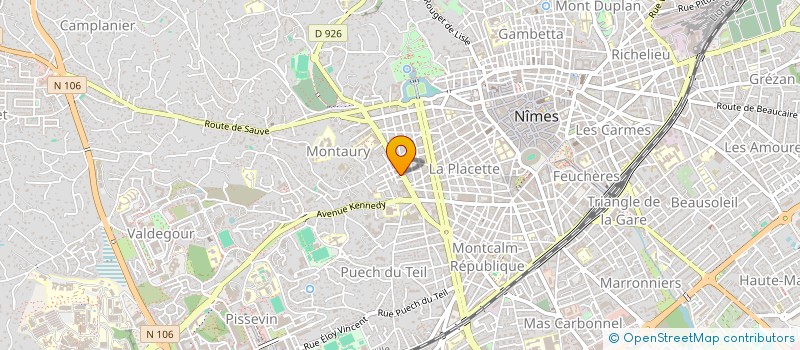 localisation de l'entreprise OSTEO-CATHY  NIMES