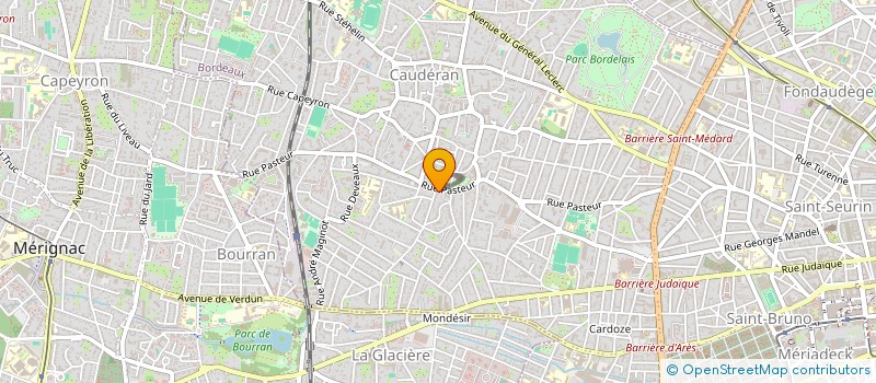 localisation de l'entreprise OSTEO CAVIGNAC  BORDEAUX