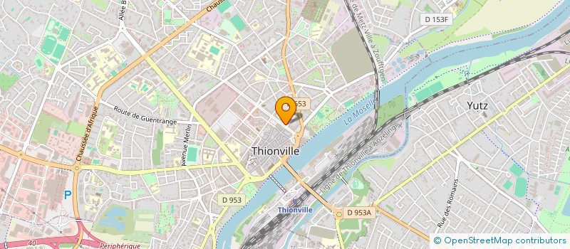 localisation de l'entreprise OSTEO CLEMENCEAU à THIONVILLE