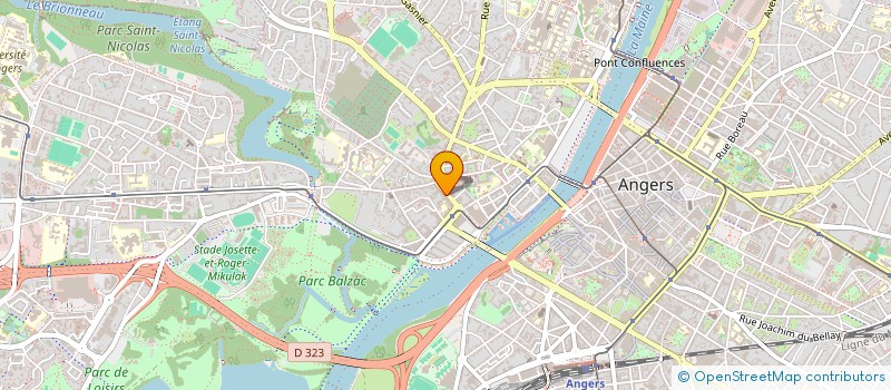 localisation de l'entreprise OSTEO DUMESNIL II à ANGERS