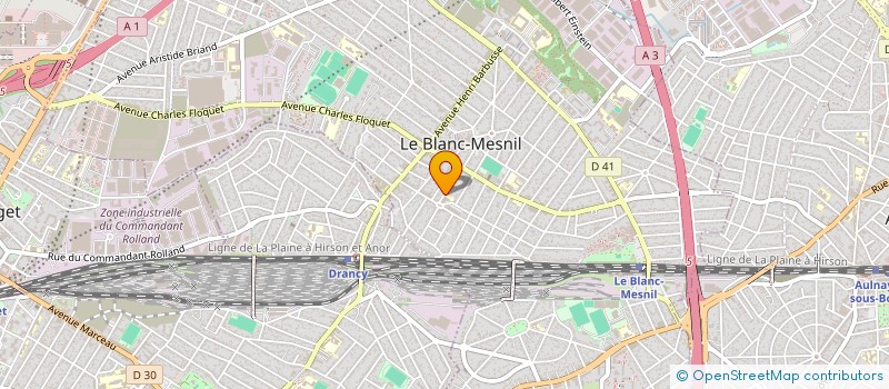 localisation de l'entreprise OSTEO ESSENTIELLE à LE BLANC-MESNIL