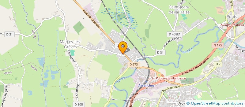 localisation de l'entreprise OSTEO MGV  MARCEY-LES-GREVES