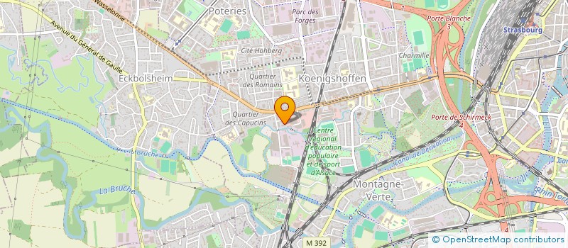 localisation de l'entreprise OSTEO SEYLER  STRASBOURG