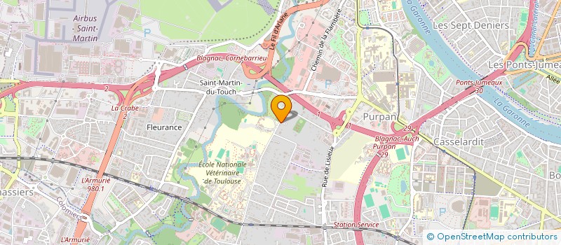 localisation de l'entreprise OSTEO VISION  TOULOUSE