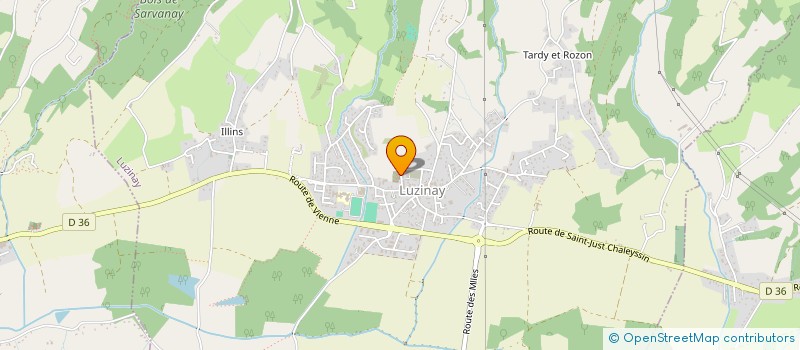 localisation de l'entreprise OSTEO38  VILLETTE-DE-VIENNE