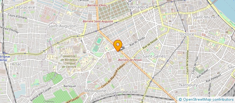 localisation de l'entreprise OSTEODOM  BORDEAUX