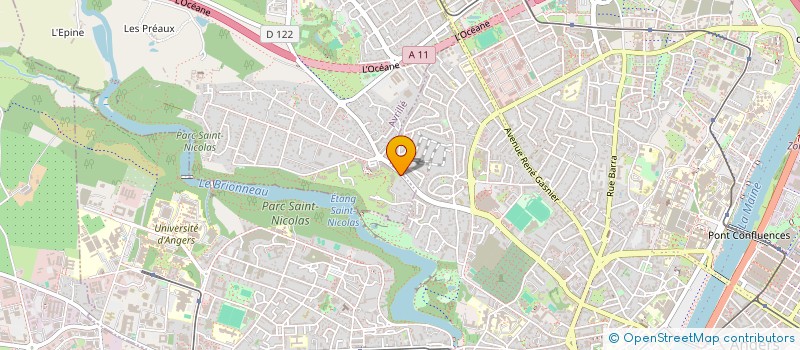 localisation de l'entreprise OSTEOFLORIDA à AVRILLE