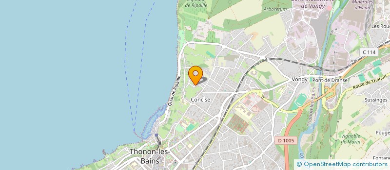 localisation de l'entreprise OSTEOLEMAN à THONON-LES-BAINS