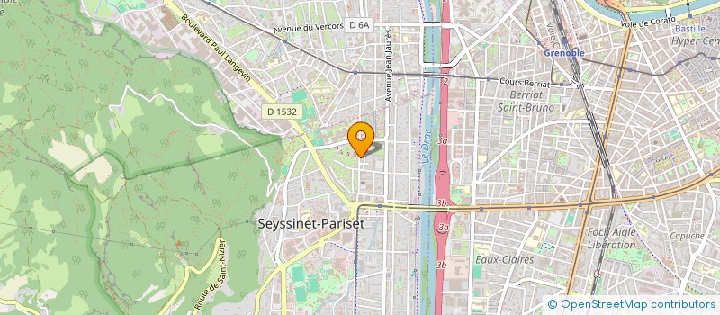 localisation de l'entreprise OSTEOMATIS  SEYSSINET-PARISET