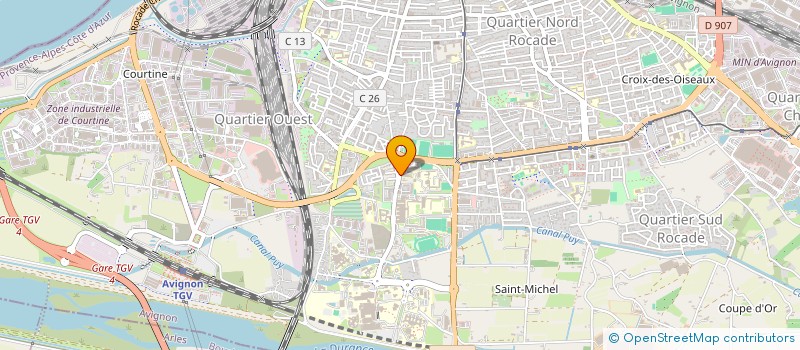 localisation de l'entreprise OSTEOPAG  AVIGNON