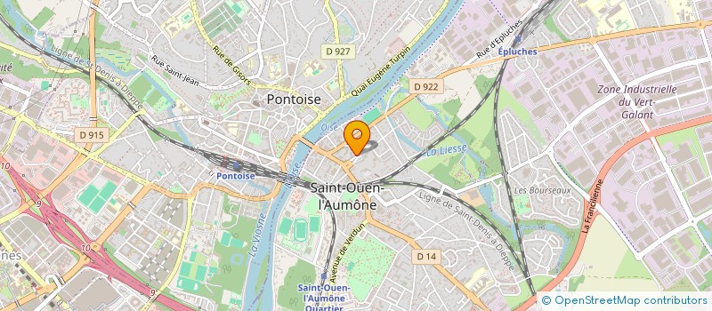 localisation de l'entreprise OSTEOPATHE SAINT LOUIS LAURENCE à SAINT-OUEN-L'AUMONE