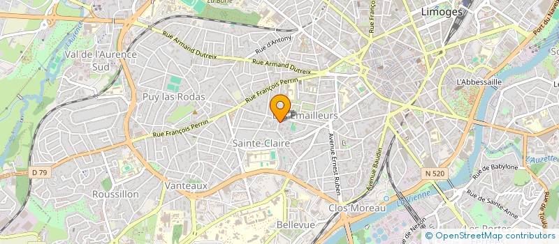localisation de l'entreprise OSTEOPATHES POUR LES ENFANTS DU CAMBODGE : DOCOSTEOCAM à LIMOGES