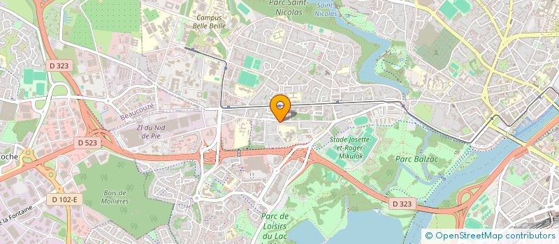 localisation de l'entreprise OSTEOPLAST  ANGERS