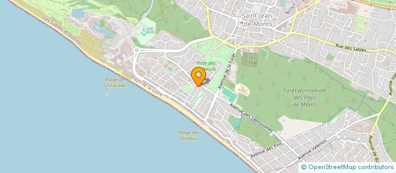 localisation de l'entreprise OSTEOPRATIC  SAINT-JEAN-DE-MONTS