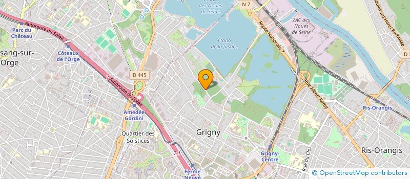 localisation de l'entreprise OSTEOREL  GRIGNY