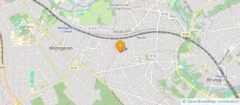 localisation de l'entreprise OSTEOVIL  YERRES