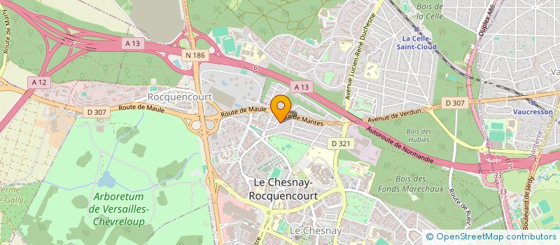 localisation de l'entreprise OSTERMEYER MT  LE CHESNAY-ROCQUENCOURT