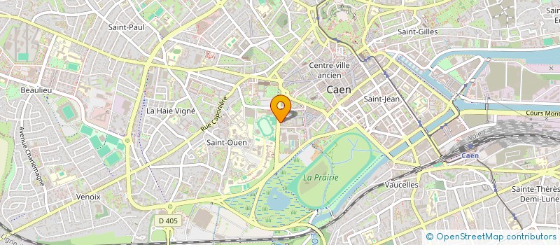 localisation de l'entreprise OSTI à CAEN