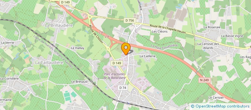 localisation de l'entreprise OSTIM  LA HAIE-FOUASSIERE