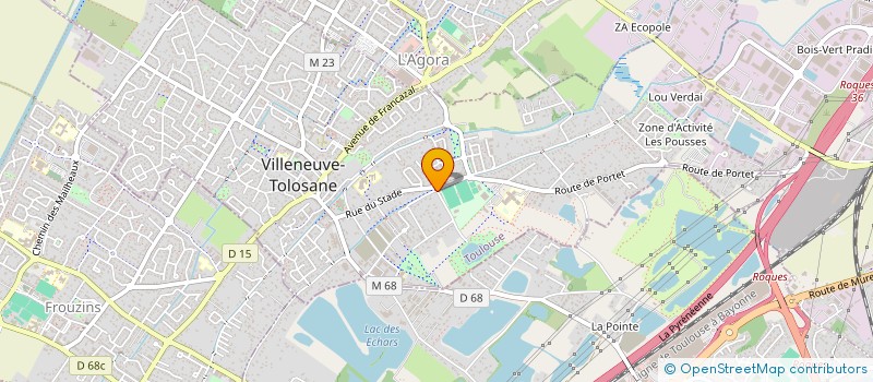 localisation de l'entreprise OSTINATO à VILLENEUVE-TOLOSANE