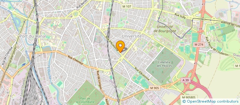 localisation de l'entreprise OSTINE à DIJON