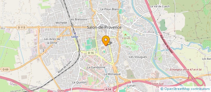 localisation de l'entreprise OSTIUM-CAROSSERIE à SALON-DE-PROVENCE