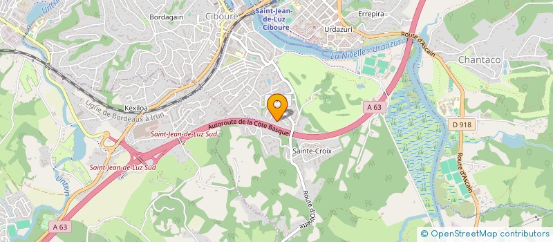 localisation de l'entreprise OSTIZ CONSULTING à CIBOURE