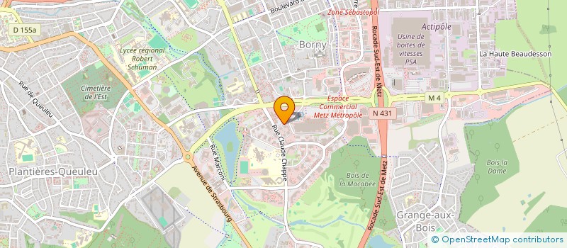 localisation de l'entreprise OSTLING SYSTEME DE MARQUAGE  METZ