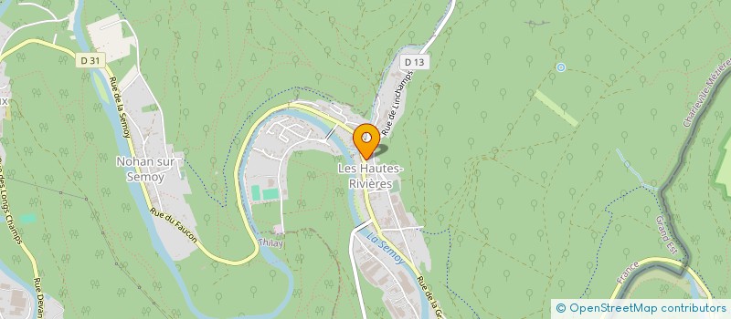 localisation de l'entreprise OSTOCK  LES HAUTES-RIVIERES