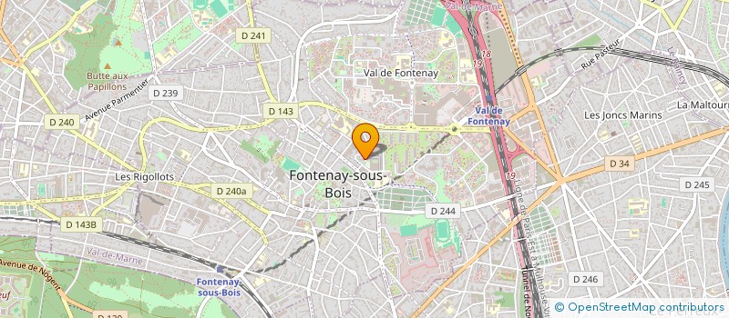 localisation de l'entreprise OSTRA à FONTENAY-SOUS-BOIS