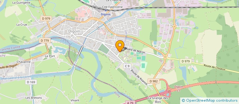 localisation de l'entreprise OSTRA  DIGOIN