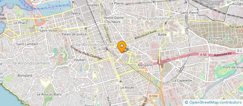 localisation de l'entreprise OSTRA CONSEIL à MARSEILLE