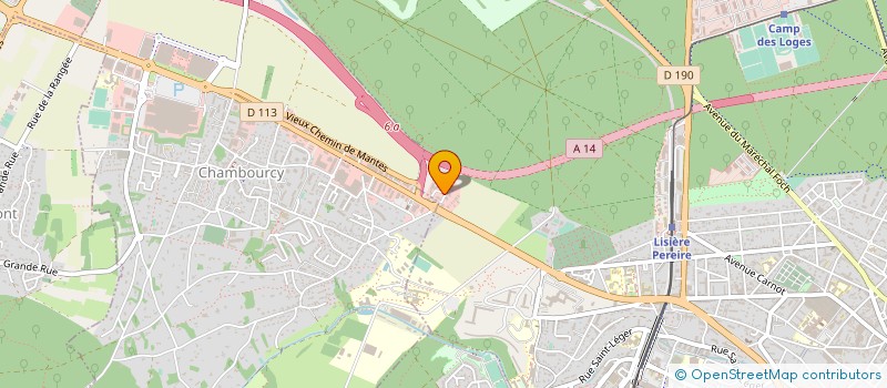 localisation de l'entreprise OSTRA FORMATION  SAINT-GERMAIN-EN-LAYE