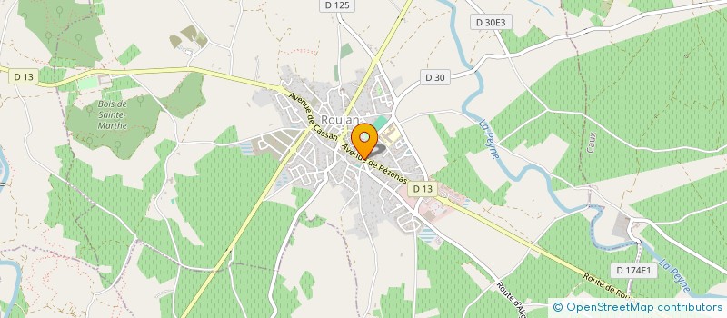 localisation de l'entreprise OSTRACA à ROUJAN