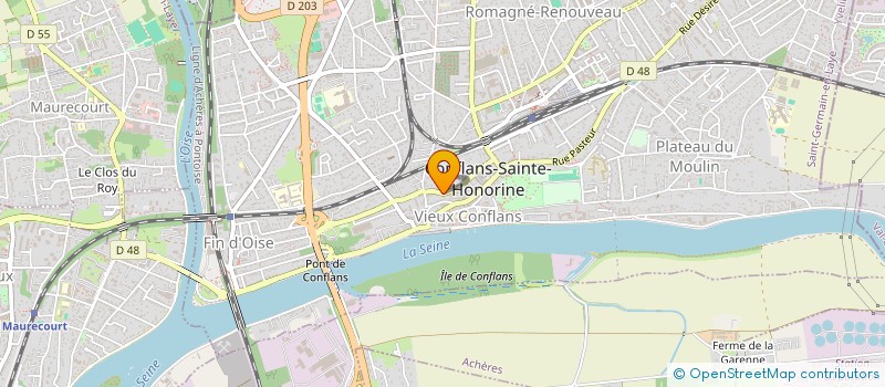 localisation de l'entreprise OSTRAL STUDIO  CONFLANS-SAINTE-HONORINE