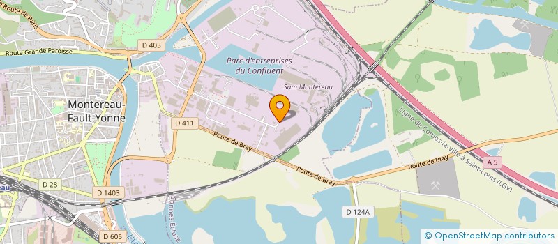 localisation de l'entreprise OSTRAL TRANSPORTS à MONTEREAU-FAULT-YONNE
