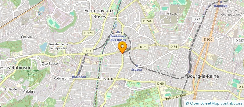 localisation de l'entreprise OSTREA à SCEAUX