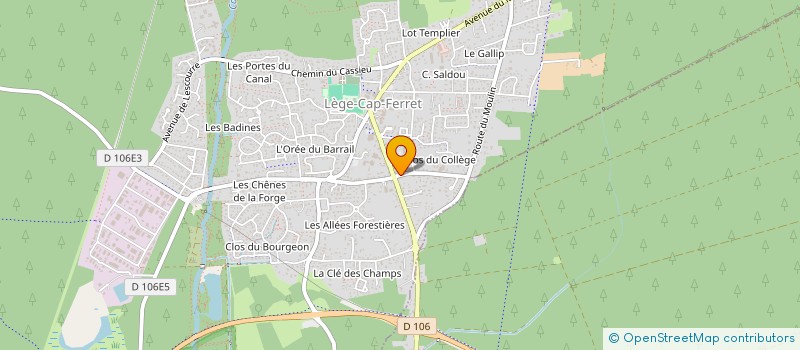 localisation de l'entreprise OSTREA H ET C à LEGE-CAP-FERRET