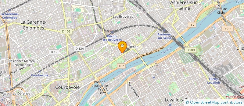 localisation de l'entreprise OSTREA MAREE à COURBEVOIE