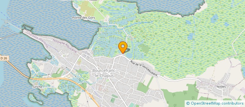 localisation de l'entreprise OSTREA PRODUCTION  BOURCEFRANC-LE-CHAPUS