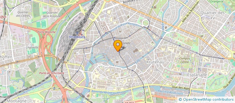 localisation de l'entreprise OSTREIDAE à STRASBOURG