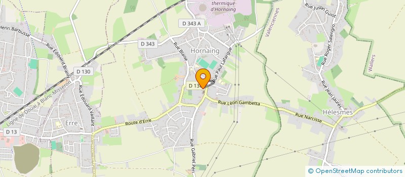 localisation de l'entreprise OSTREVENT FUNERAIRE  HORNAING