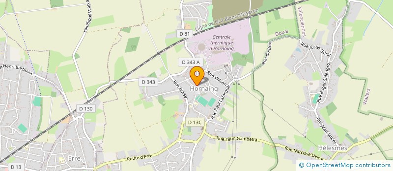 localisation de l'entreprise OSTREVENT NATATION  HORNAING