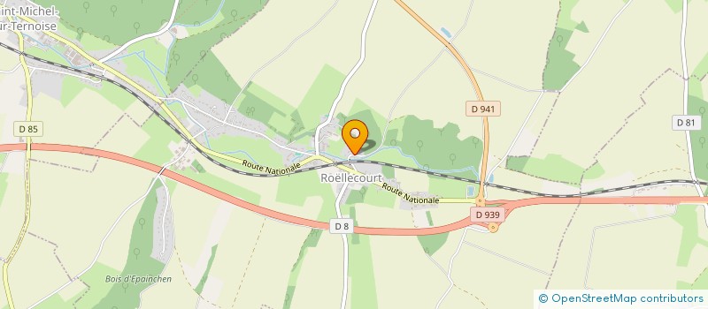 localisation de l'entreprise OSTREVILLE  HUMIERES