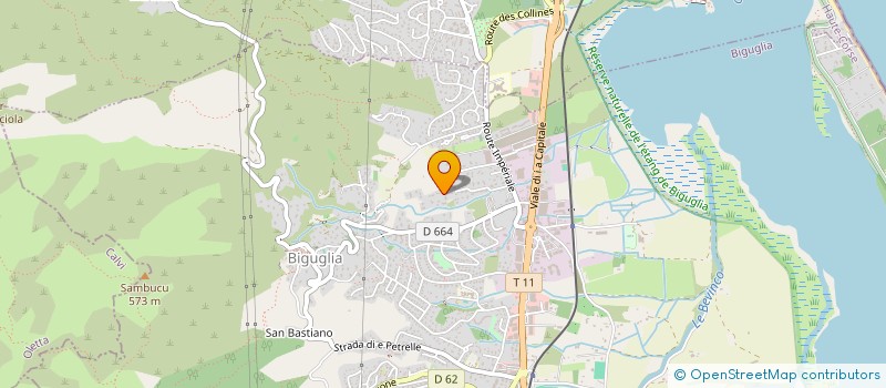 localisation de l'entreprise OSTRIA  BIGUGLIA