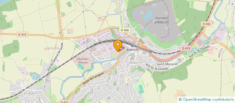 localisation de l'entreprise OSTRIEM à ALTKIRCH