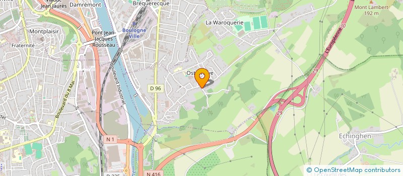 localisation de l'entreprise OSTROHOVE BASKET CLUB  SAINT-MARTIN-BOULOGNE