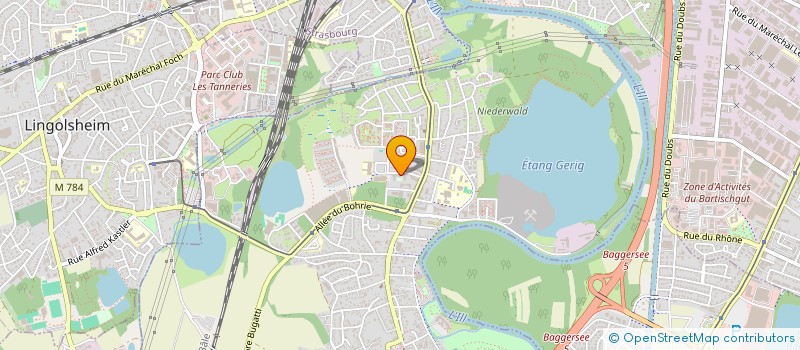 localisation de l'entreprise OSTWALD BOUGE ASSOCIATION  OSTWALD