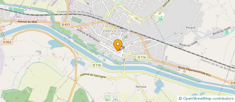 localisation de l'entreprise OSUSHI BOX VALENCE à VALENCE