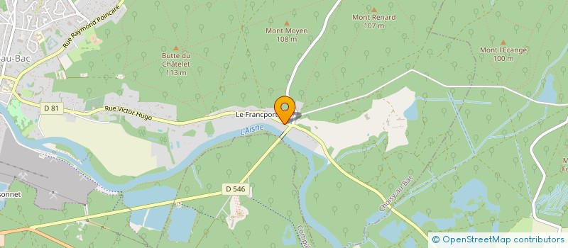 localisation de l'entreprise OSVA CONSULTING  CHOISY-AU-BAC